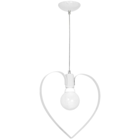 MiLagro Lampa wisząca Amore 1xE27 Biały MLP9950