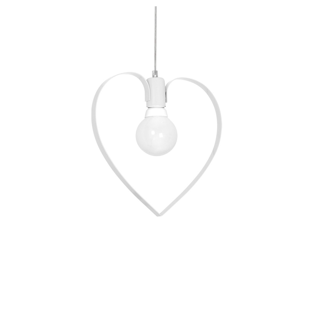 MiLagro Lampa wisząca Amore 1xE27 Biały MLP9950