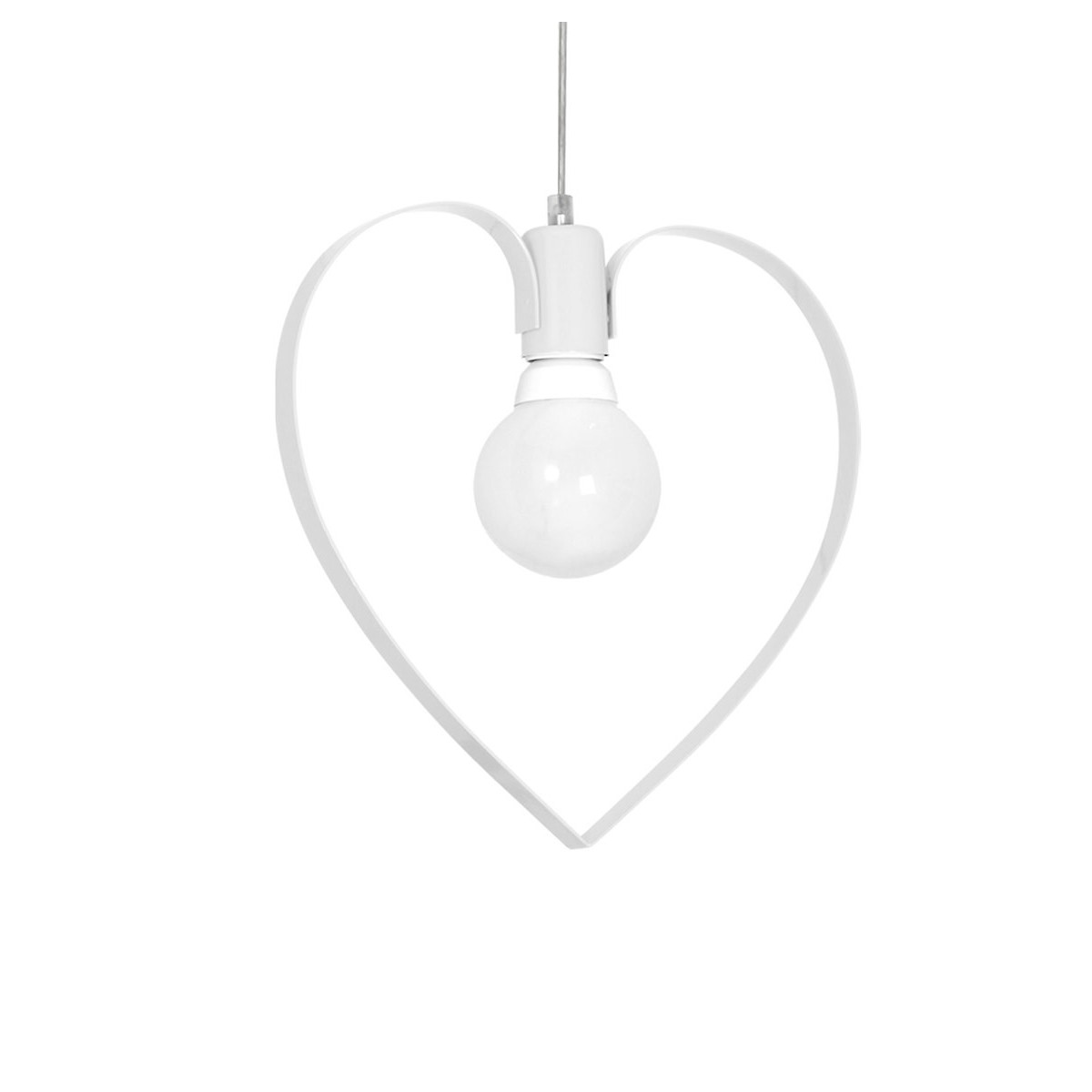 MiLagro Lampa wisząca Amore 1xE27 Biały MLP9950