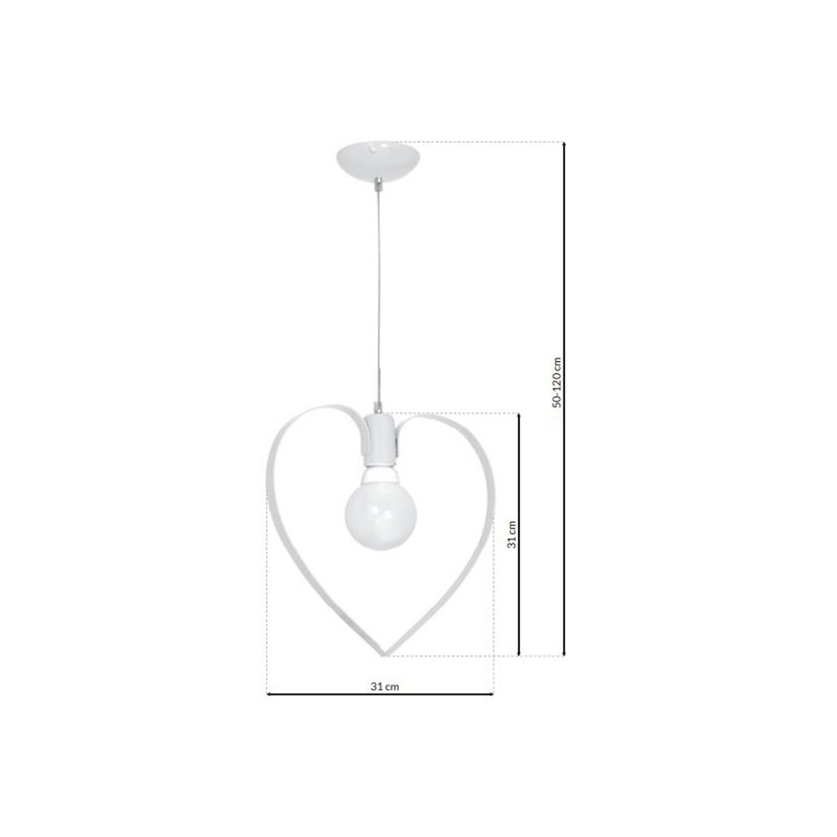 MiLagro MLP9950 lampa wisząca AMORE wyjątkowa iluminacja