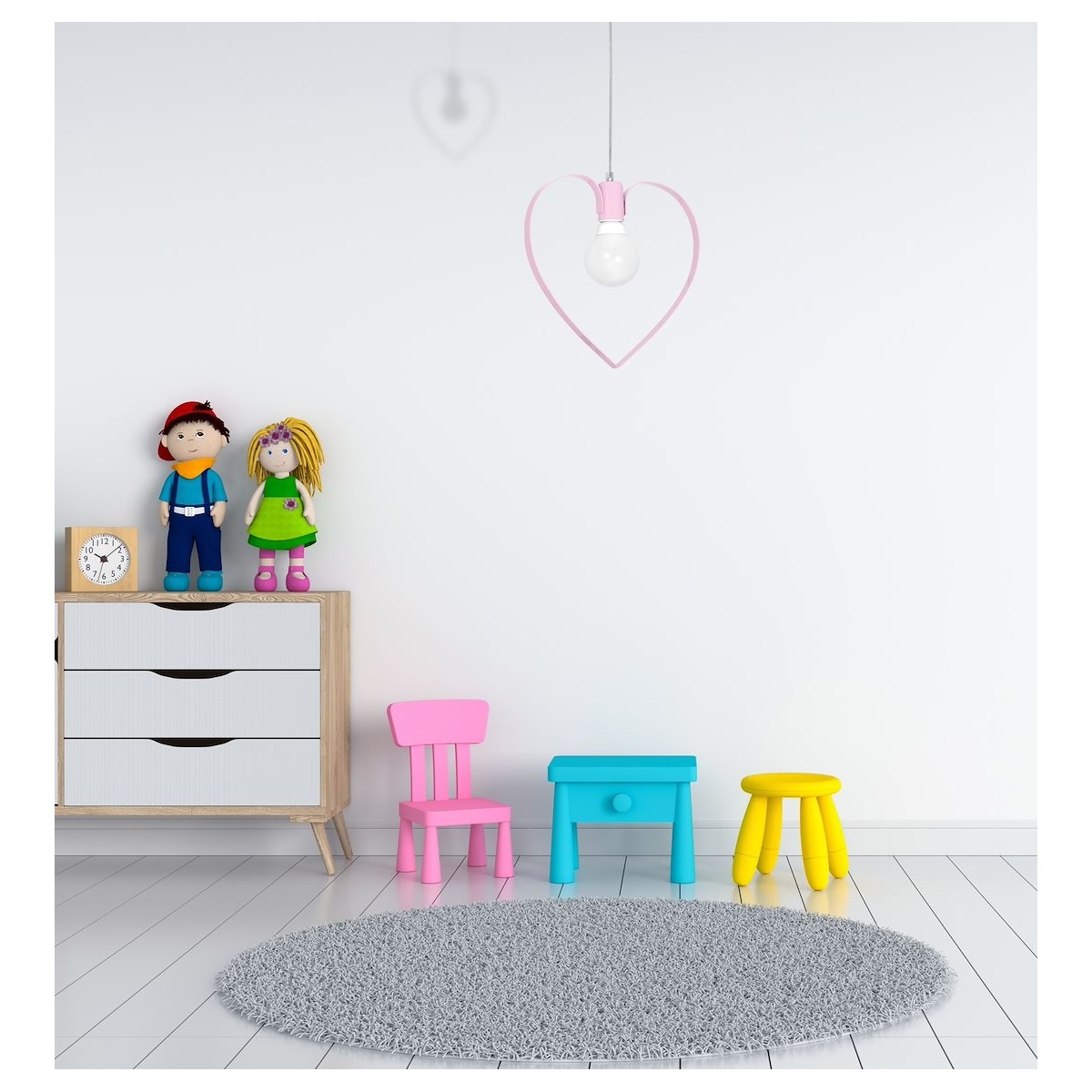 MiLagro MLP9953 lampa wisząca AMORE PINK oryginalne źródło światła