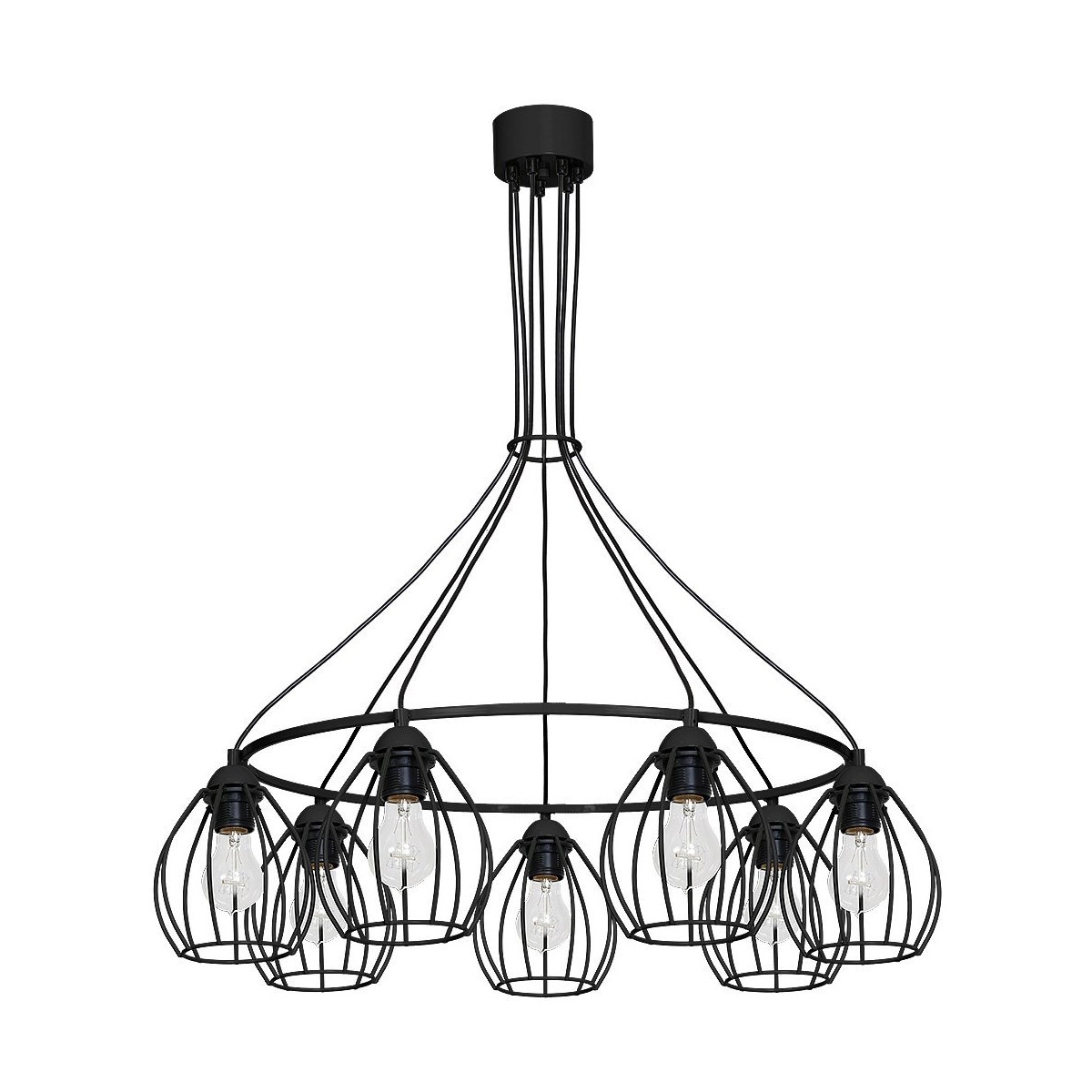 MiLagro MLP752 lampa wisząca DON BLACK oryginalne źródło światła