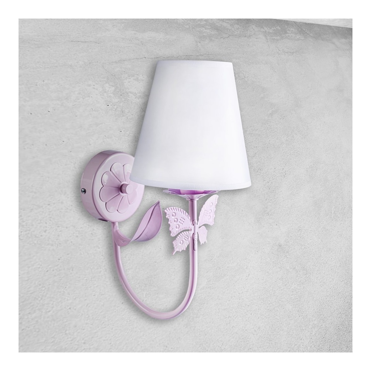 MiLagro Kinkiet ALICE PINK 1xE14 MLP962