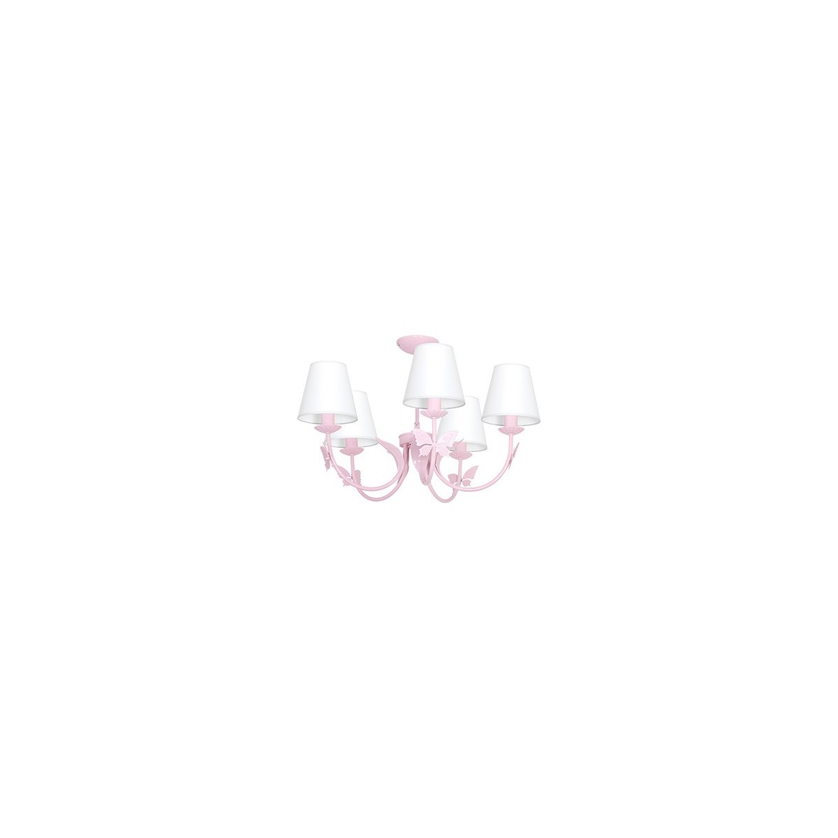MiLagro Żyrandol ALICE PINK 5xE14 MLP964