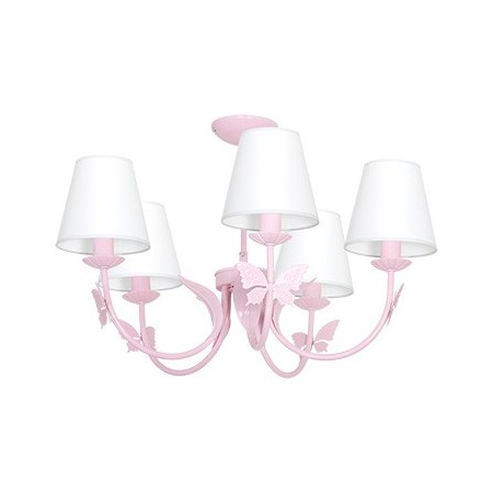 MiLagro MLP964 żyrandol ALICE PINK 5xE14 designerskie oświetlenie