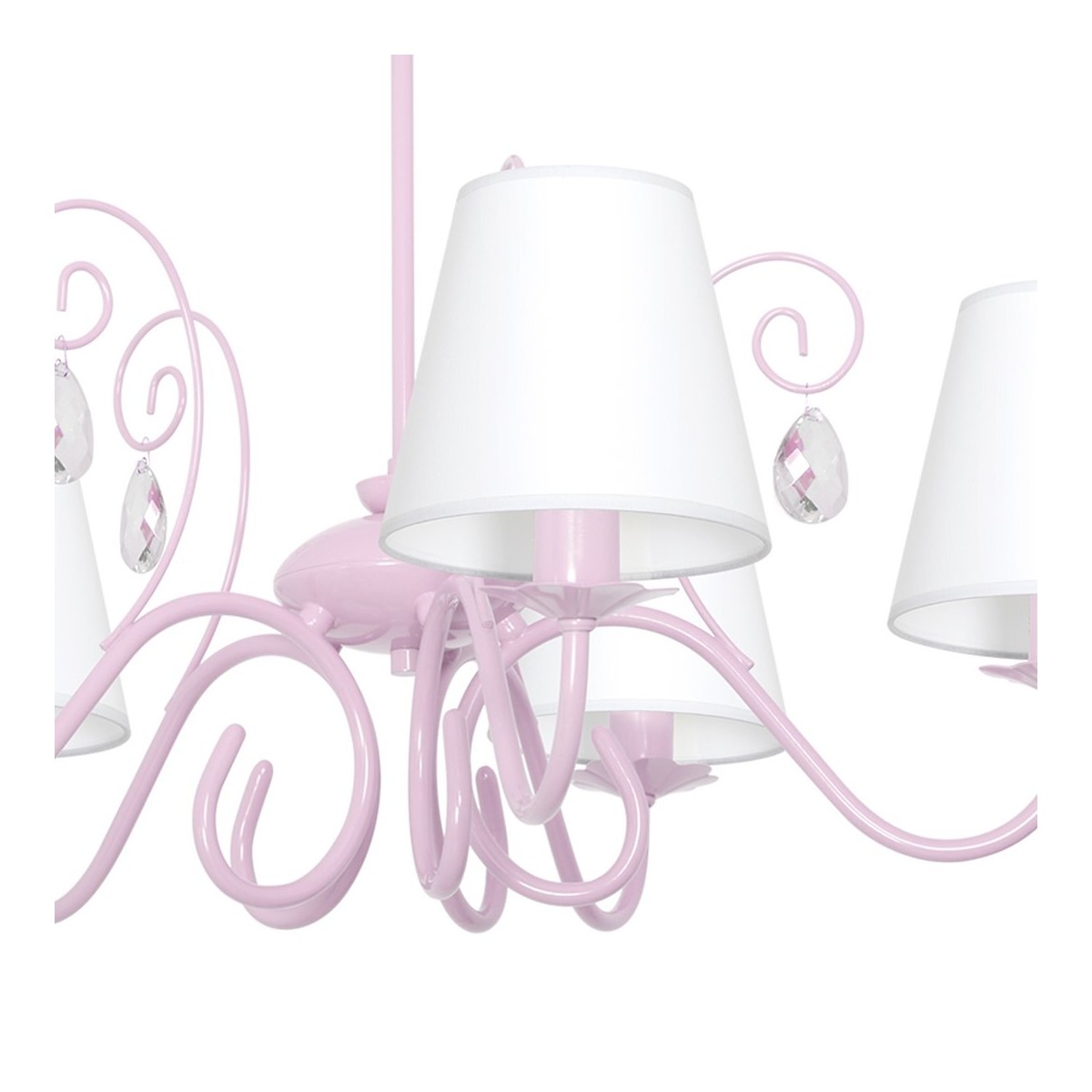 MiLagro Żyrandol SARA PINK 5xE14 MLP1052