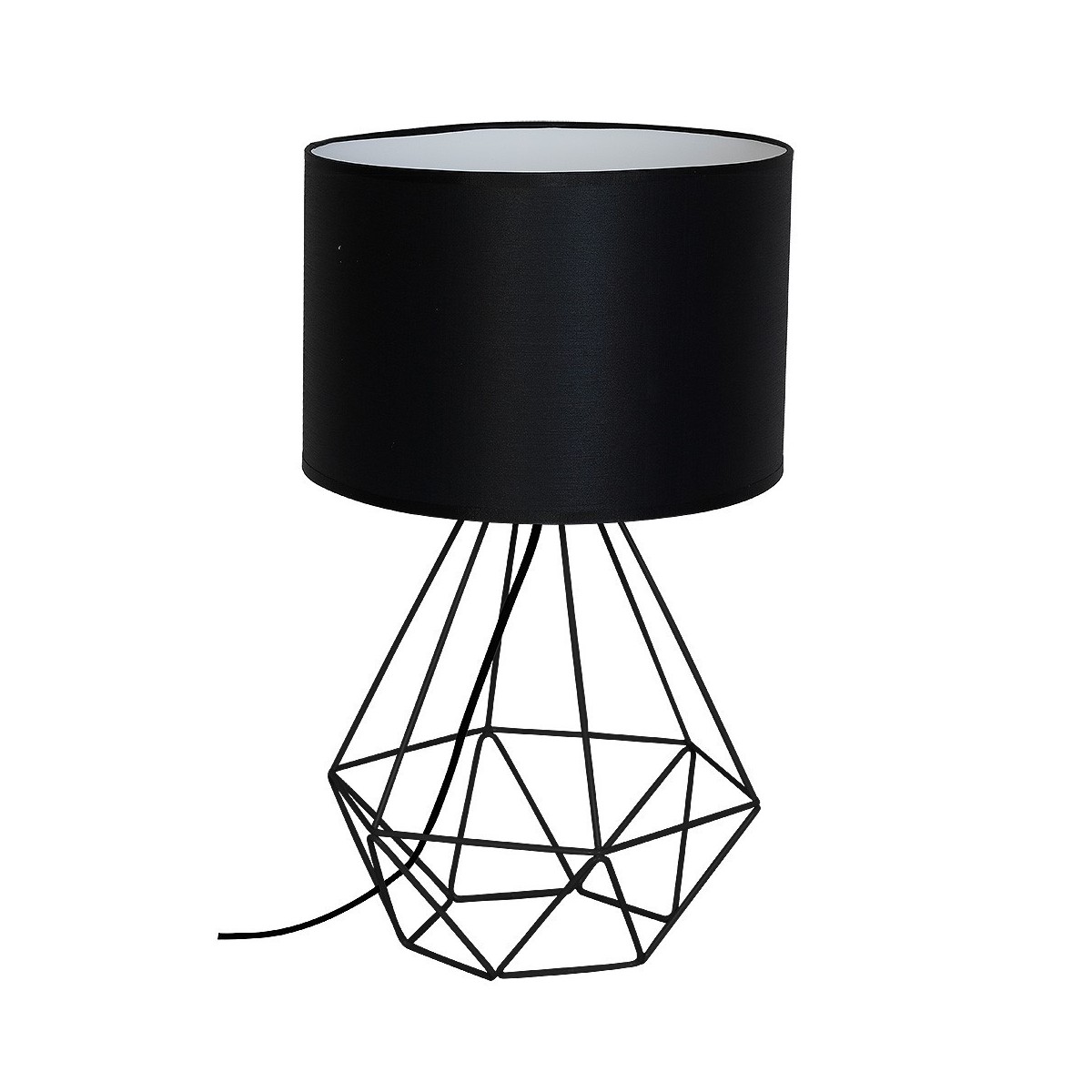 MiLagro MLP7201 lampka nocna BASKET BLACK ekskluzywne oświetlenie