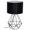 MiLagro MLP7201 lampka nocna BASKET BLACK ekskluzywne oświetlenie