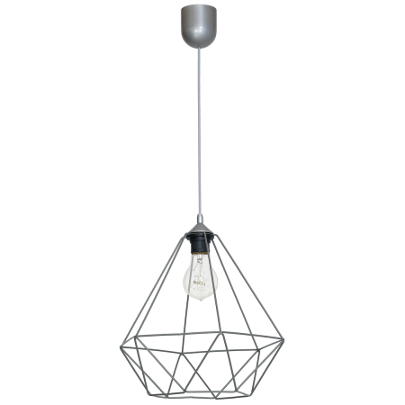 MiLagro Lampa wisząca BASKET GRAY 1xE27 MLP7216