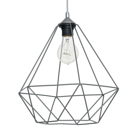 MiLagro Lampa wisząca BASKET GRAY 1xE27 MLP7216