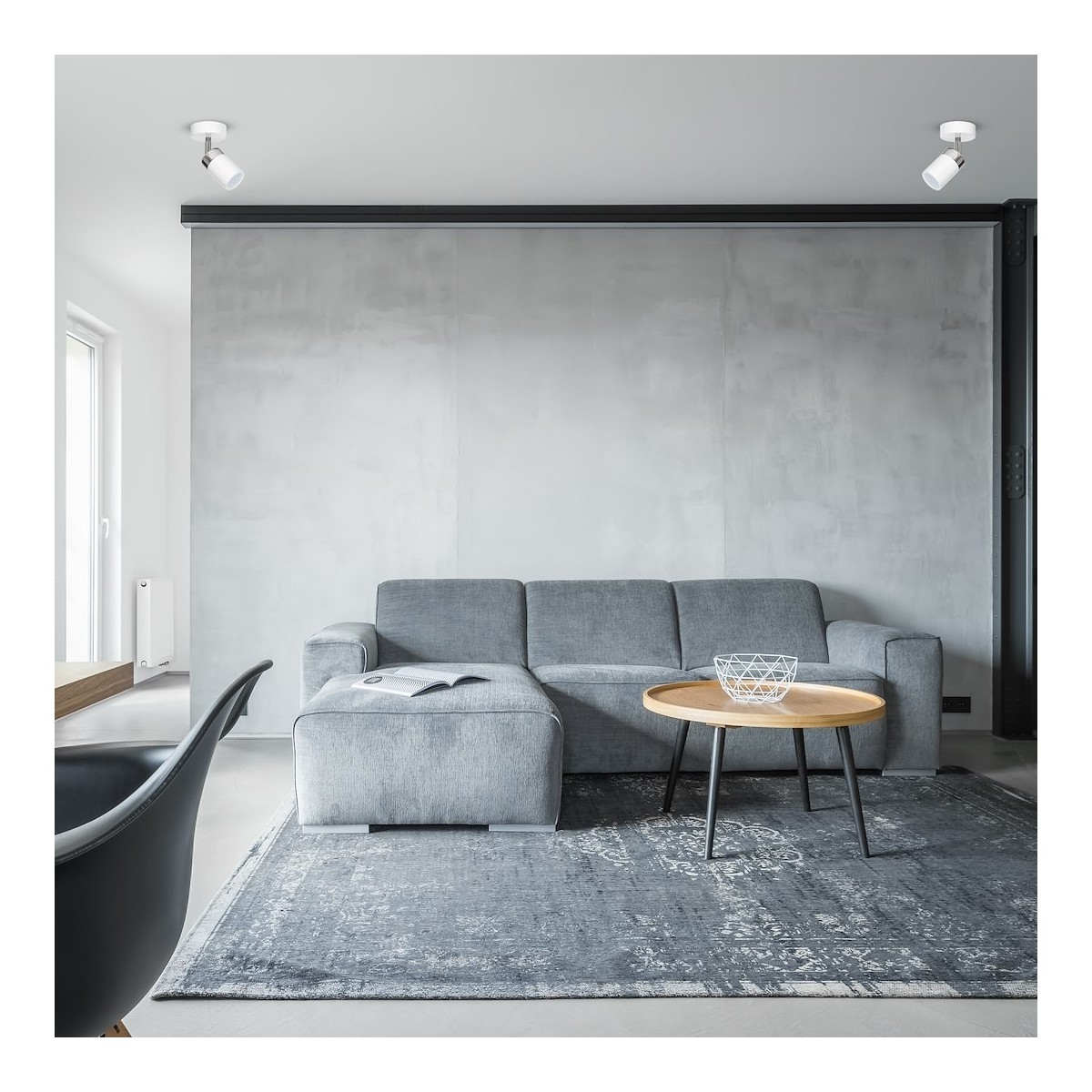 MiLagro Kinkiet Joker 1xGU10 Biały/Chrom MLP898