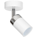 MiLagro Kinkiet Joker 1xGU10 Biały/Chrom MLP898