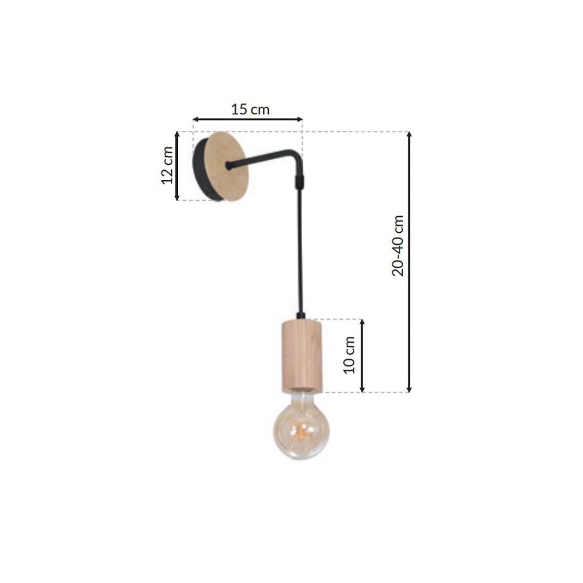 MiLagro Kinkiet LINES 1xE27 MLP8824