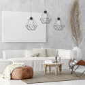 MiLagro Lampa wisząca BASKET GRAY 3xE27 MLP7217