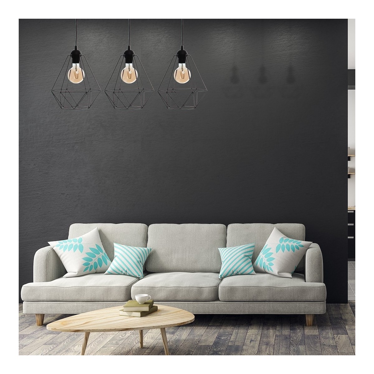 MiLagro MLP7215 lampa wisząca BASKET nastrojowe światło