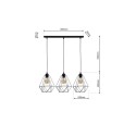 MiLagro MLP7215 lampa wisząca BASKET nastrojowe światło