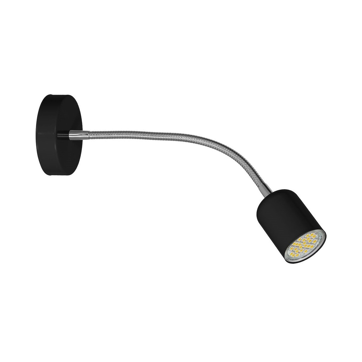 MiLagro Kinkiet MAXI BLACK 1xGU10 MLP9643