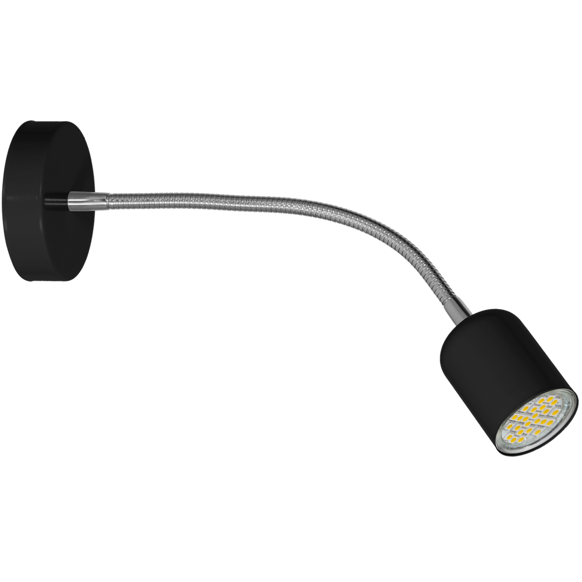 MiLagro Kinkiet MAXI BLACK 1xGU10 MLP9643