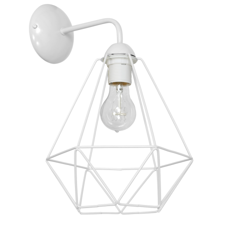 MiLagro Kinkiet Basket 1xE27 Biały MLP7211