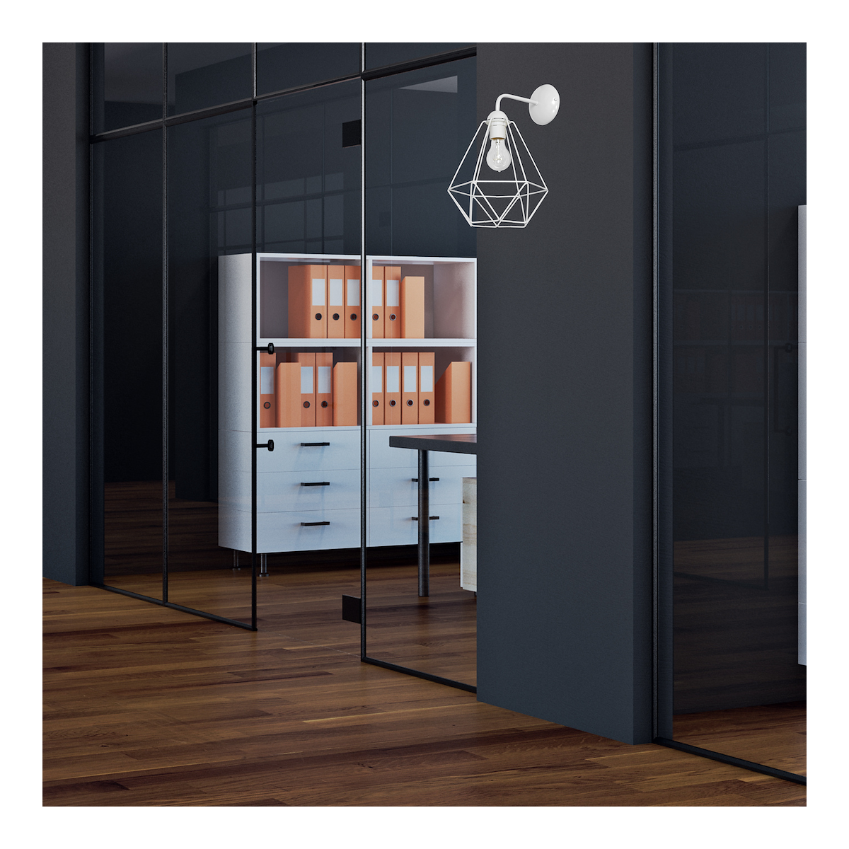 MiLagro Kinkiet Basket 1xE27 Biały MLP7211