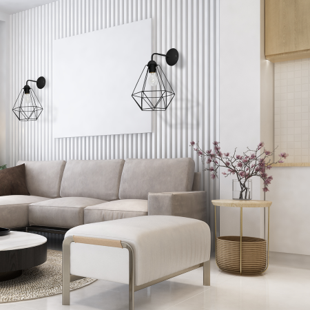 MiLagro Kinkiet BASKET BLACK 1xE27 MLP7206