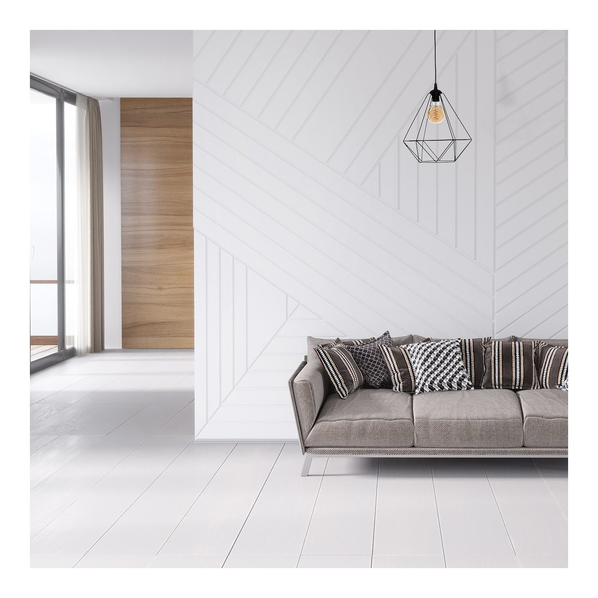 MiLagro MLP7214 lampa wisząca BASKET klimatyczne oświetlenie