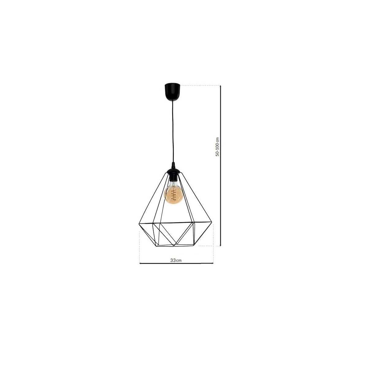 MiLagro MLP7214 lampa wisząca BASKET klimatyczne oświetlenie