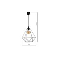 MiLagro MLP7214 lampa wisząca BASKET klimatyczne oświetlenie