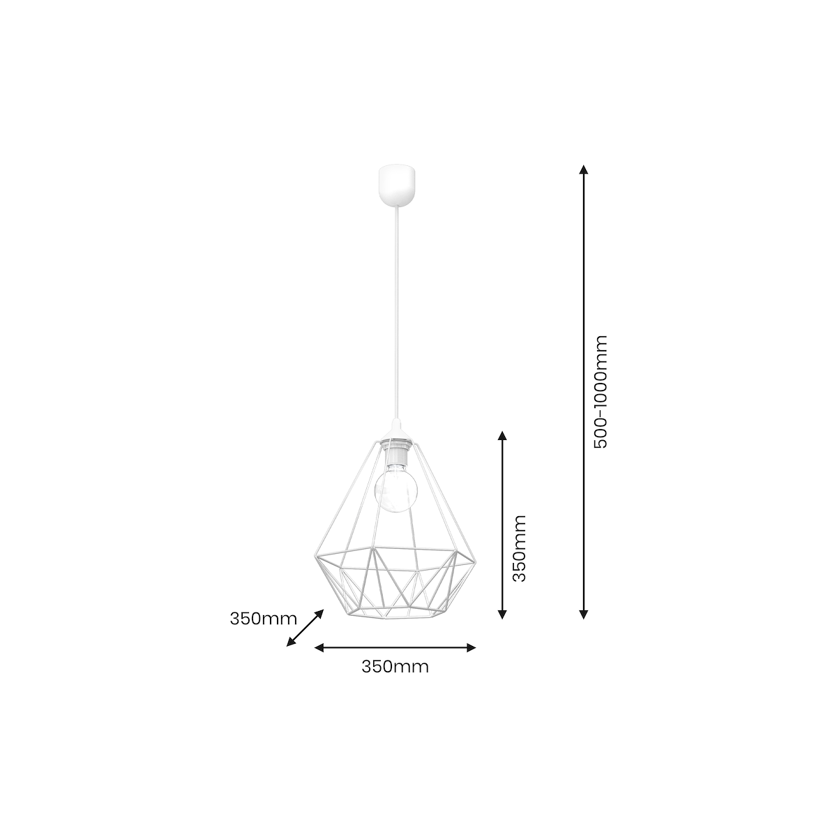 MiLagro MLP7212 lampa wisząca BASKET premium oświetlenie