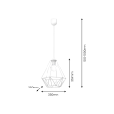 MiLagro MLP7212 lampa wisząca BASKET premium oświetlenie