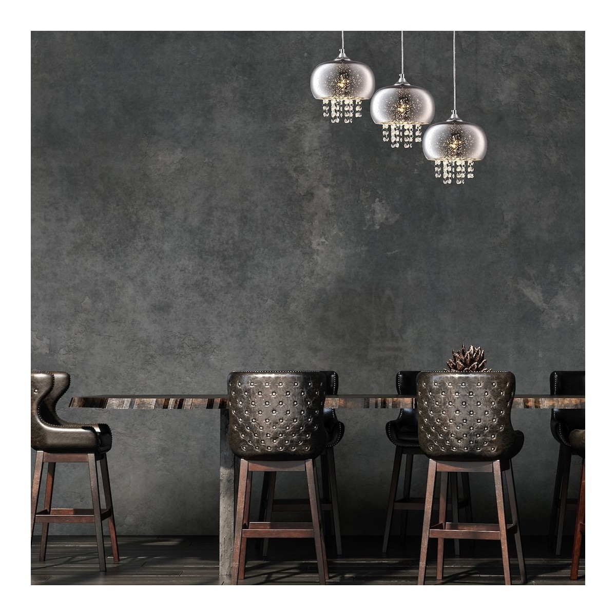 MiLagro ML3787 lampa glamour STARLIGHT efektowne oświetlenie