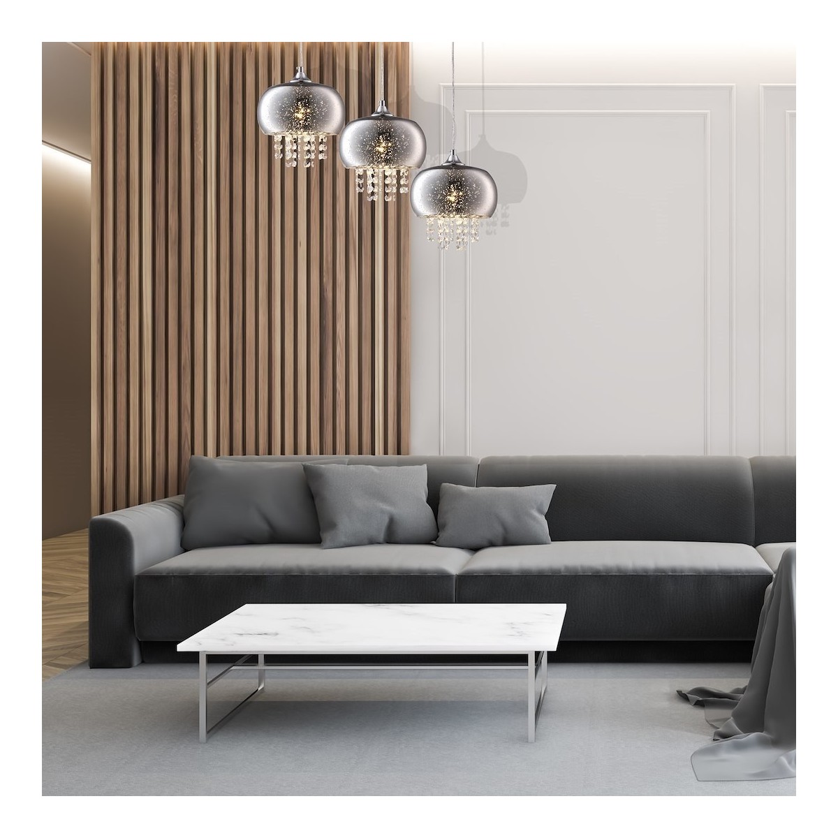 MiLagro LAMPA WISZĄCA STARLIGHT 3xE14 ML3787