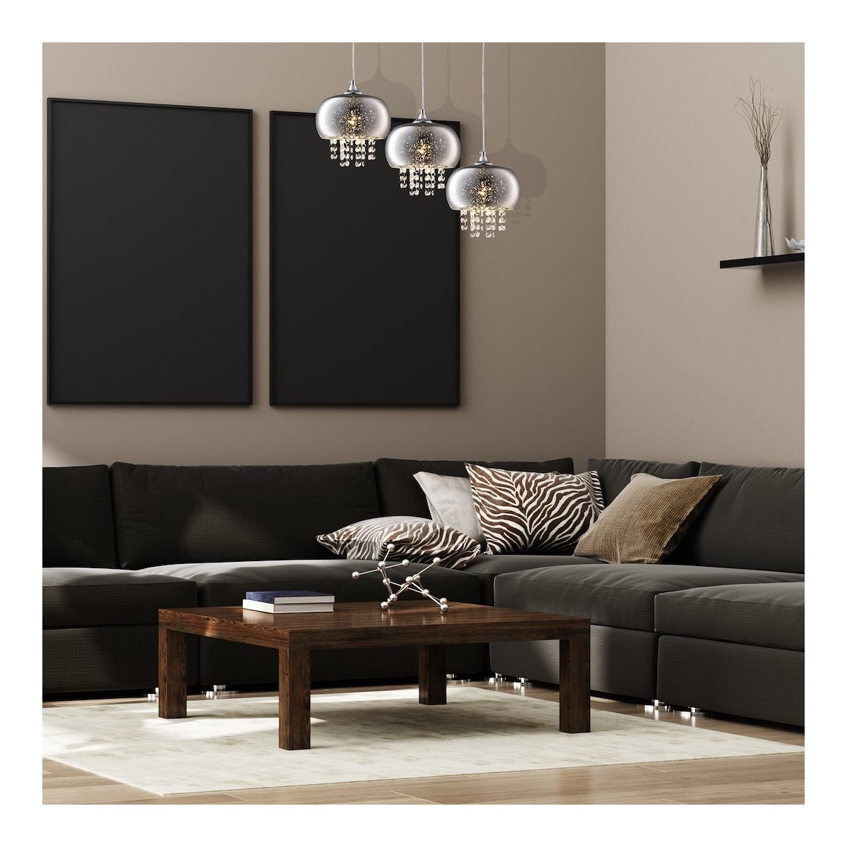 MiLagro LAMPA WISZĄCA STARLIGHT 3xE14 ML3787