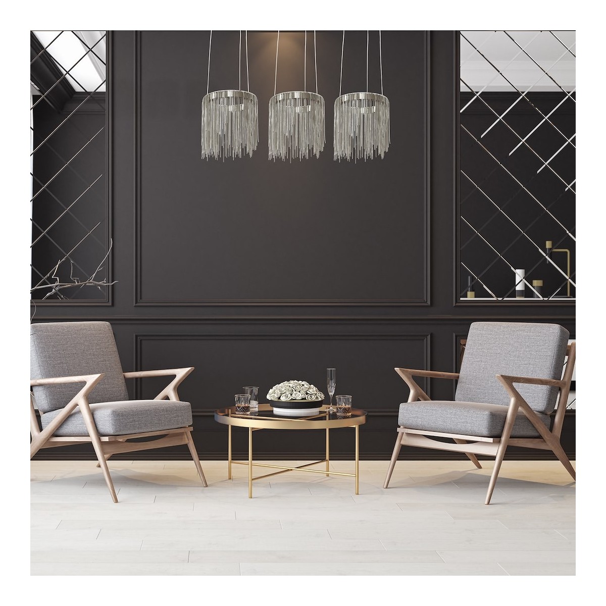 MiLagro ML3793 lampa LED CASCATA SATIN dekoracyjne oświetlenie