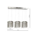 MiLagro LAMPA WISZĄCA CASCATA SATIN 54W LED ML3793