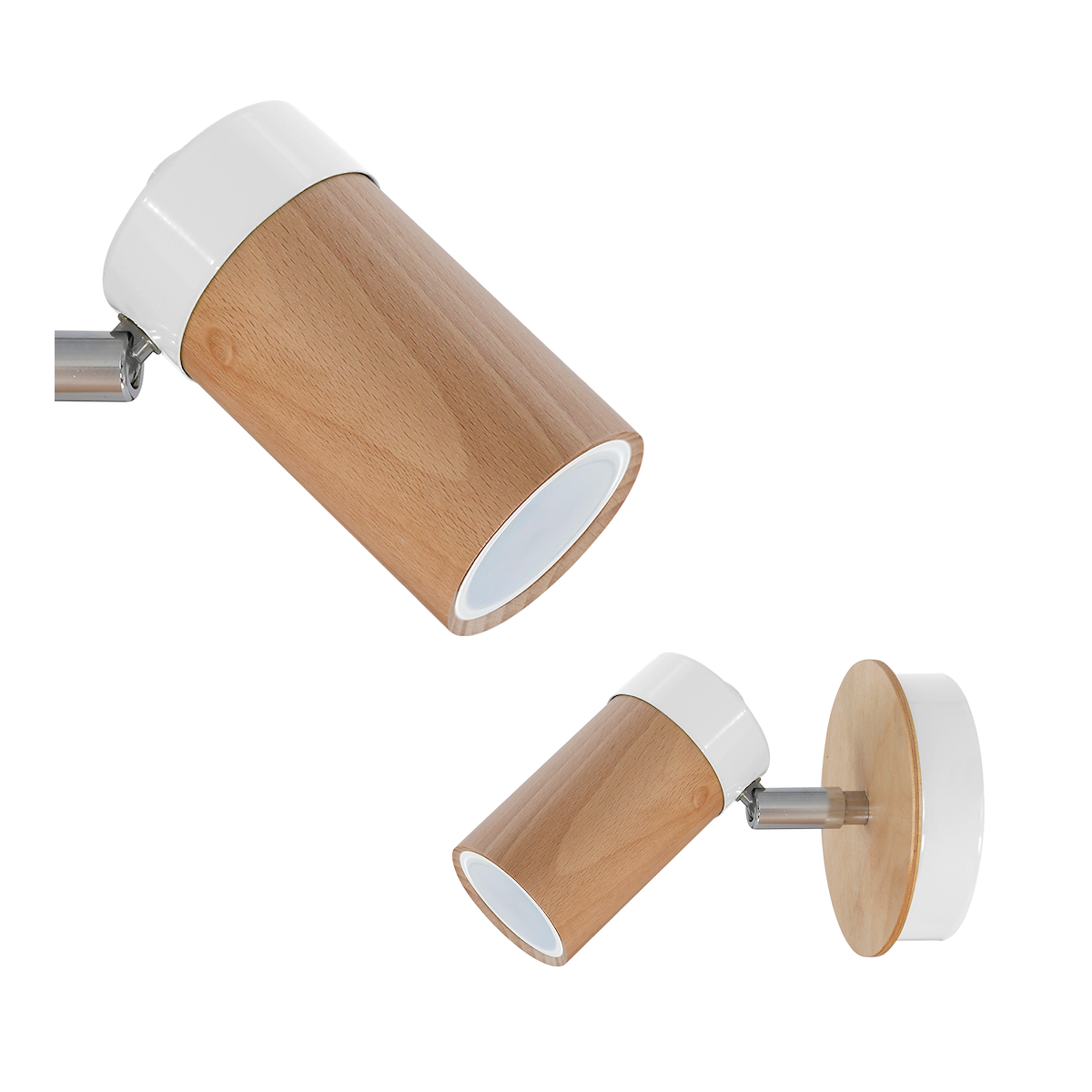 MiLagro Kinkiet Baron 1xGU10 Biały MLP9007