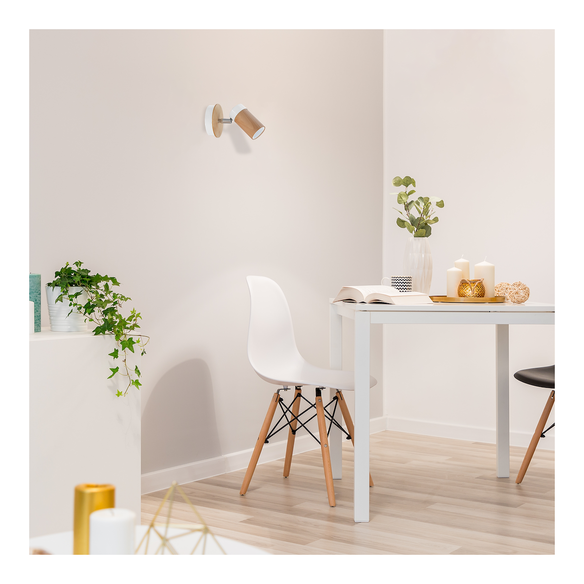 MiLagro Kinkiet Baron 1xGU10 Biały MLP9007