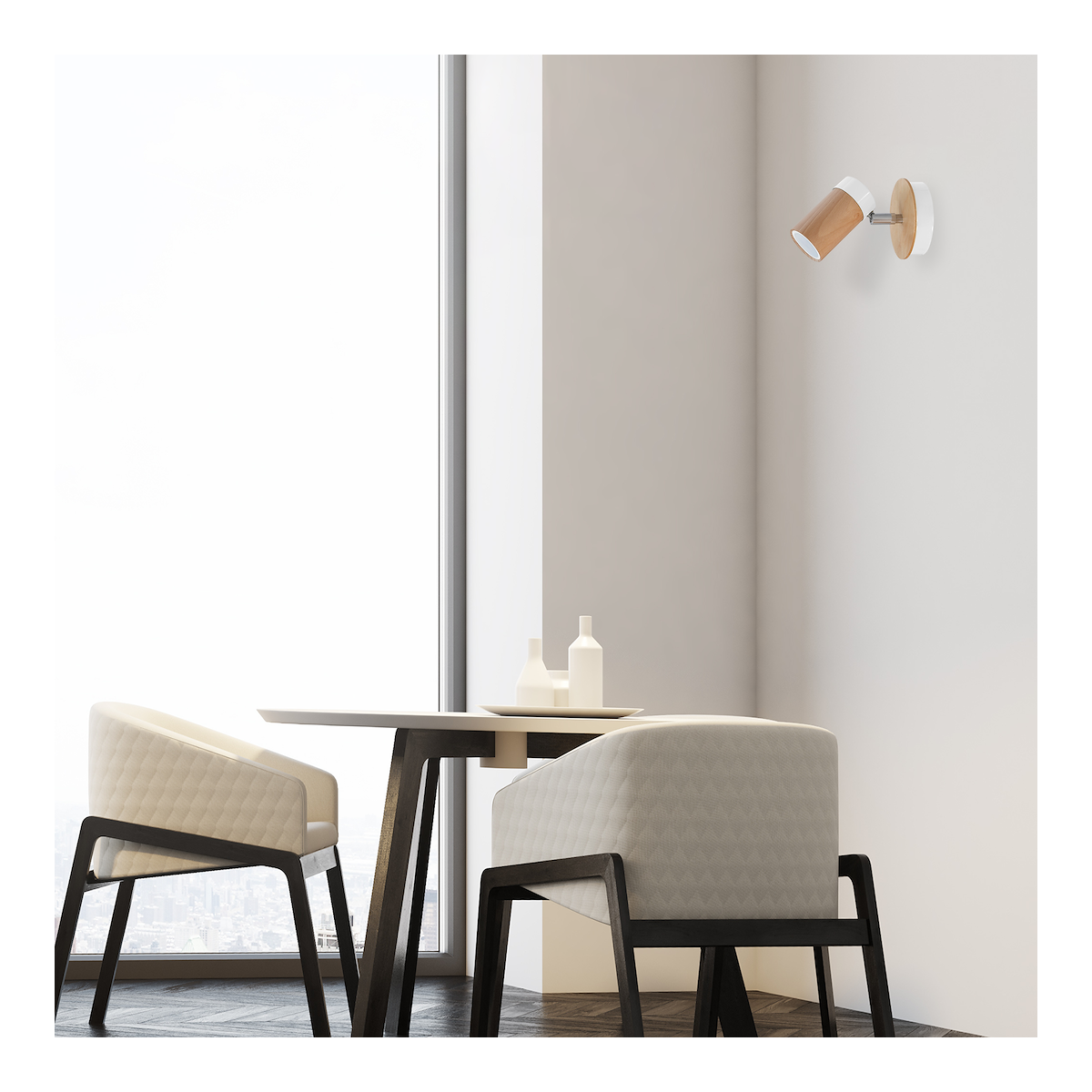 MiLagro Kinkiet Baron 1xGU10 Biały MLP9007