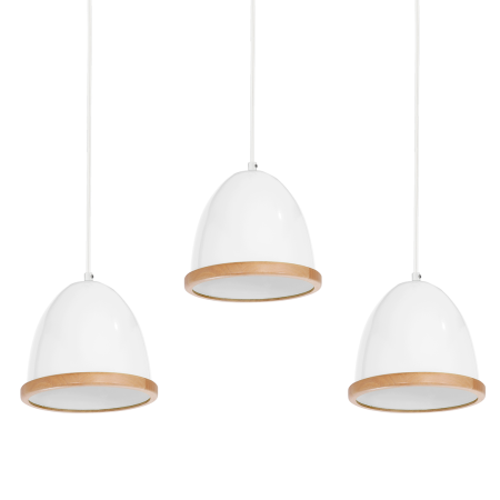 MiLagro Lampa wisząca Studio Biały 3xE27 MLP8850