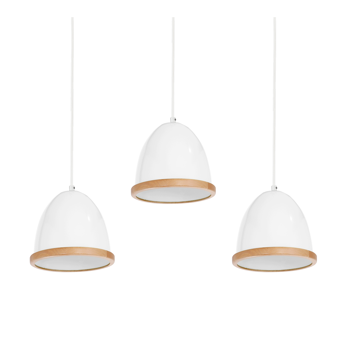 MiLagro Lampa wisząca Studio Biały 3xE27 MLP8850