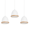 MiLagro Lampa wisząca Studio Biały 3xE27 MLP8850