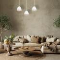 MiLagro Lampa wisząca Studio Biały 3xE27 MLP8850