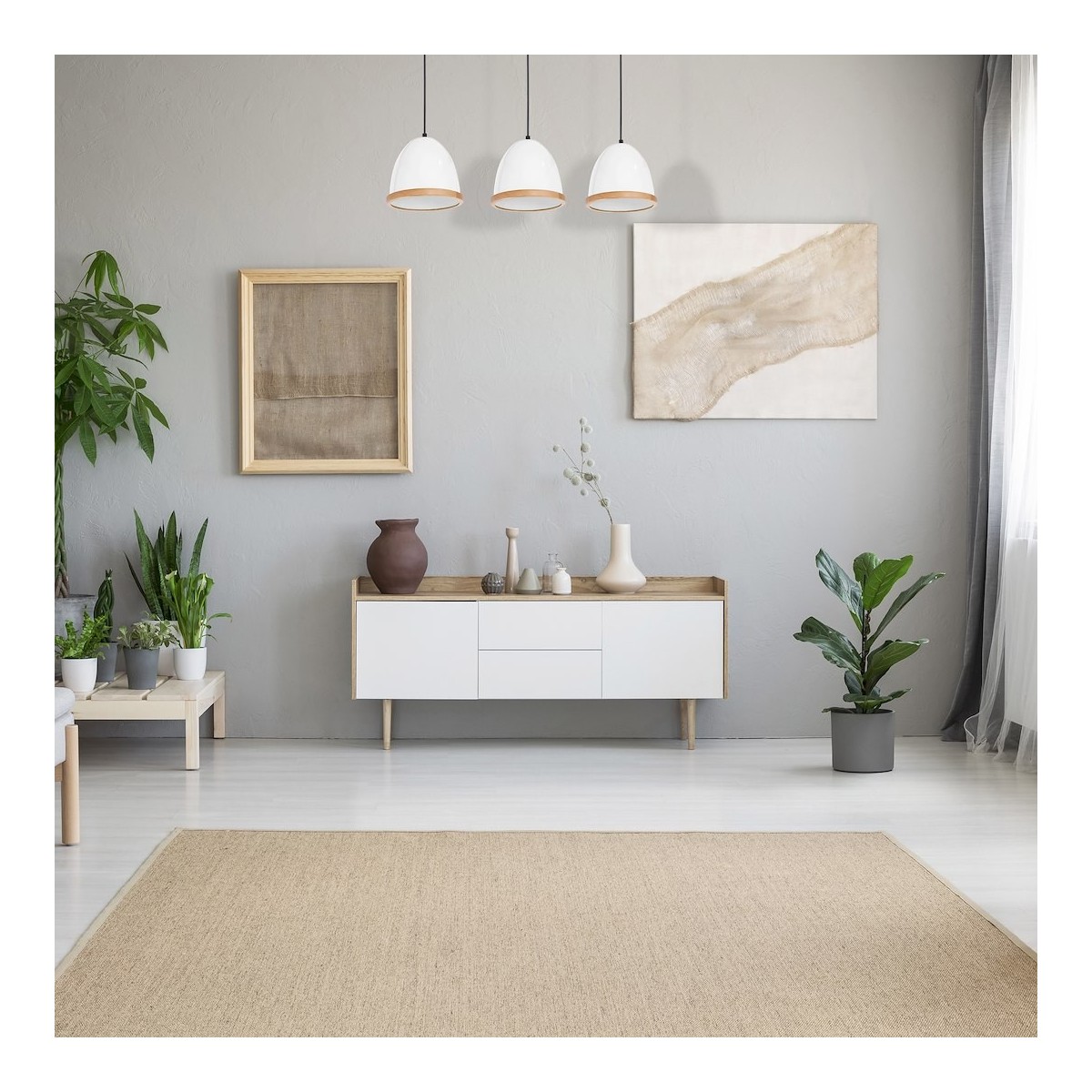 MiLagro Lampa wisząca Studio Biały 3xE27 MLP8850
