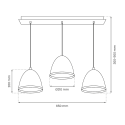 MiLagro MLP8850 lampa wisząca STUDIO efektowne oświetlenie