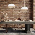 MiLagro Lampa wisząca Studio Biały 1xE27 MLP8848