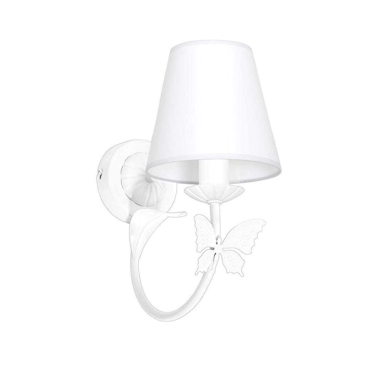 MiLagro Kinkiet Alice 1xE14 Biały MLP959