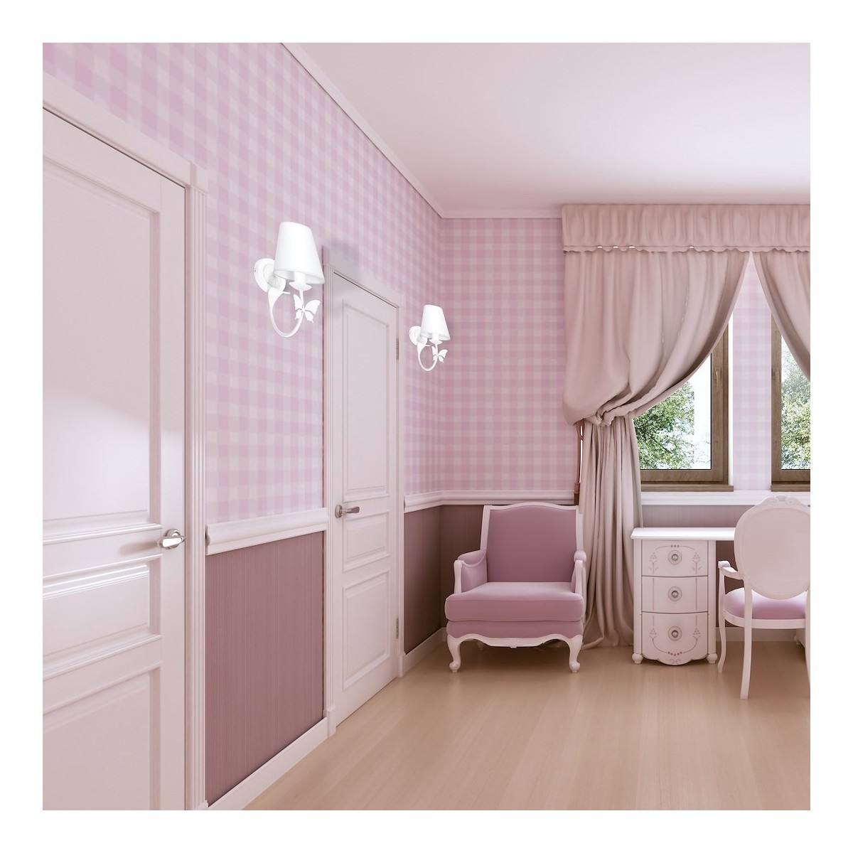 MiLagro Kinkiet Alice 1xE14 Biały MLP959