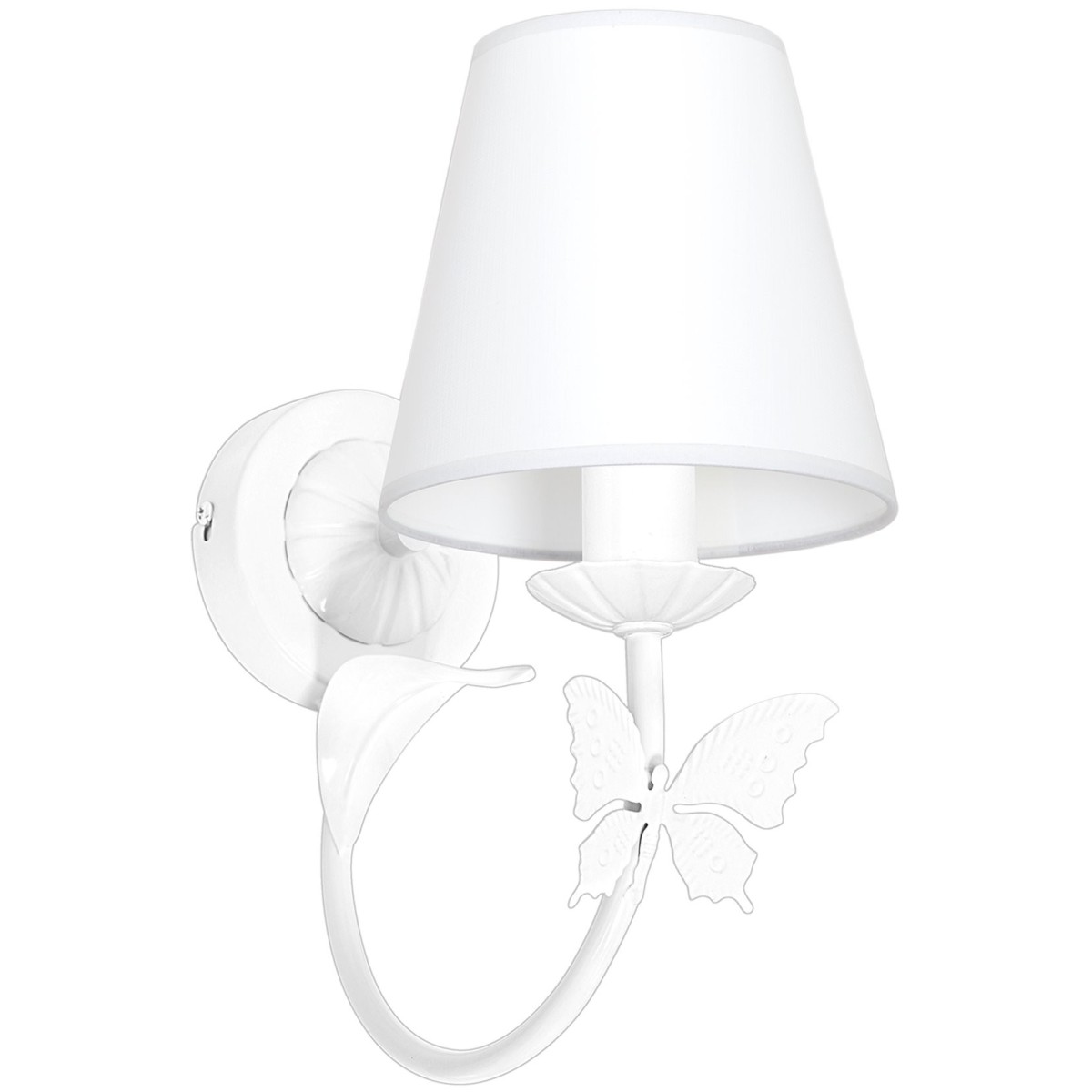 MiLagro Kinkiet Alice 1xE14 Biały MLP959