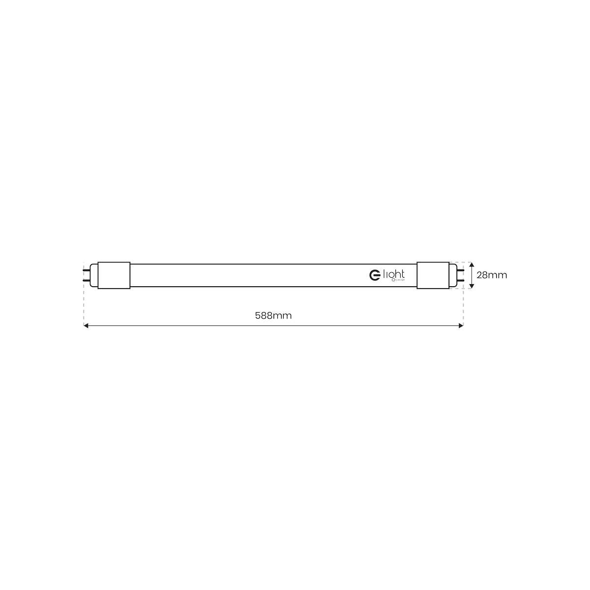 MiLagro EK1908 świetlówka LED 9W designerskie oświetlenie