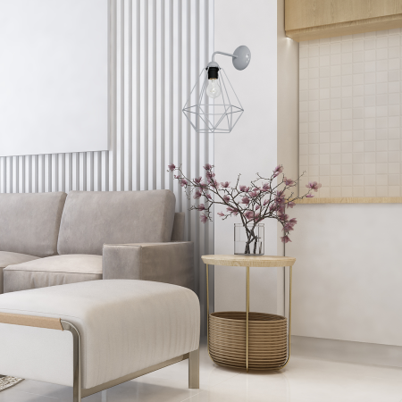 MiLagro Kinkiet BASKET GRAY 1xE27 MLP7207